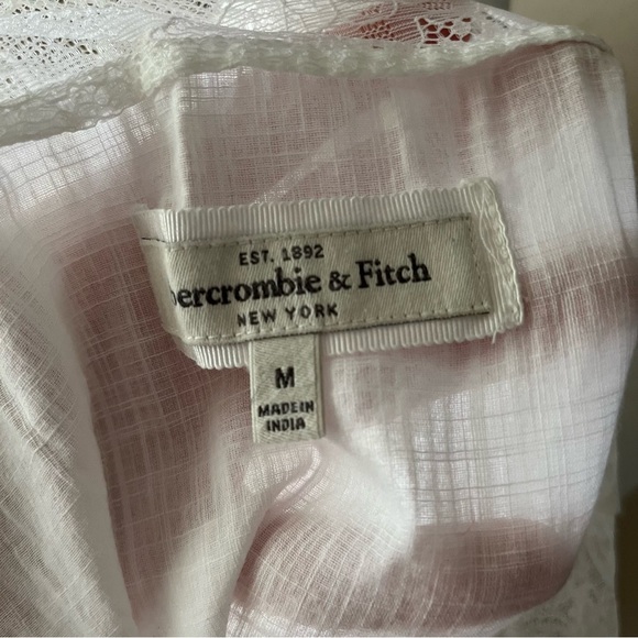 Vintage Y2K Abercrombie & Fitch 2000s Babydoll Milkmaid Top - Picture 10 of 14